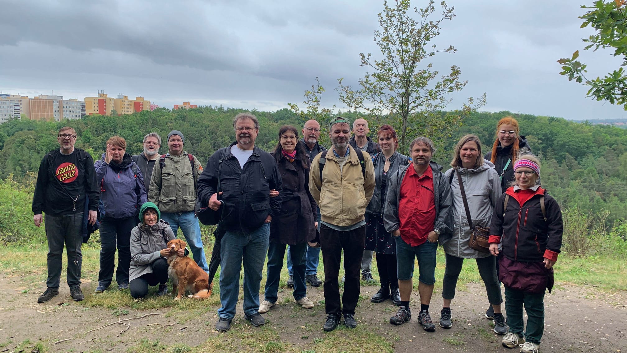 Regionální výlet 18. května 2024 – skupinová fotografie.